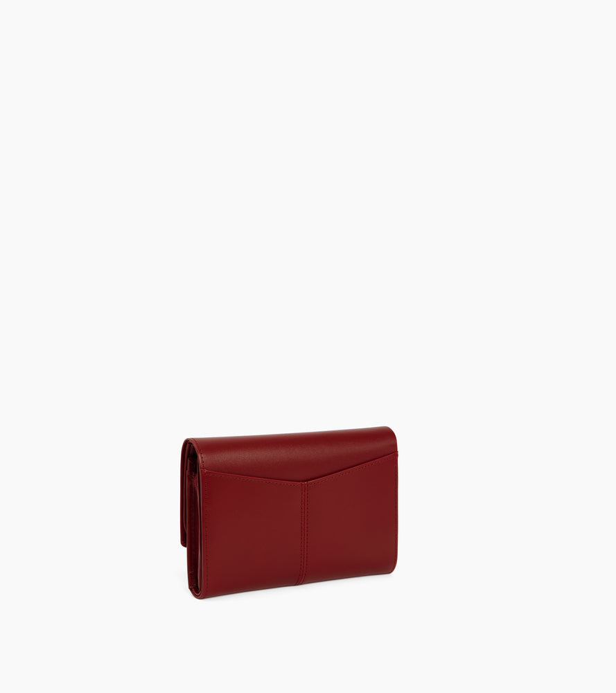 Billetera mediana modelo Charlotte en cuero liso