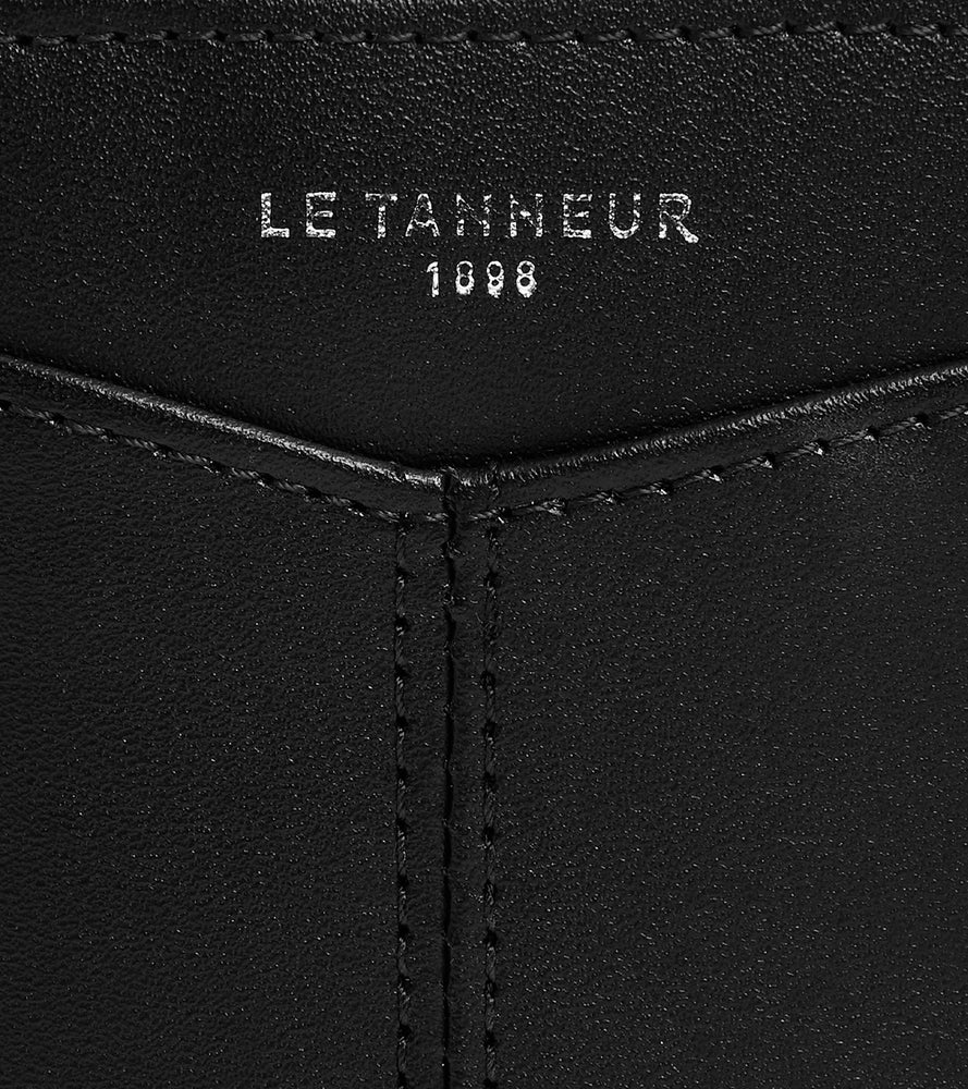 Porte cartes vertical Charlotte en cuir lisse