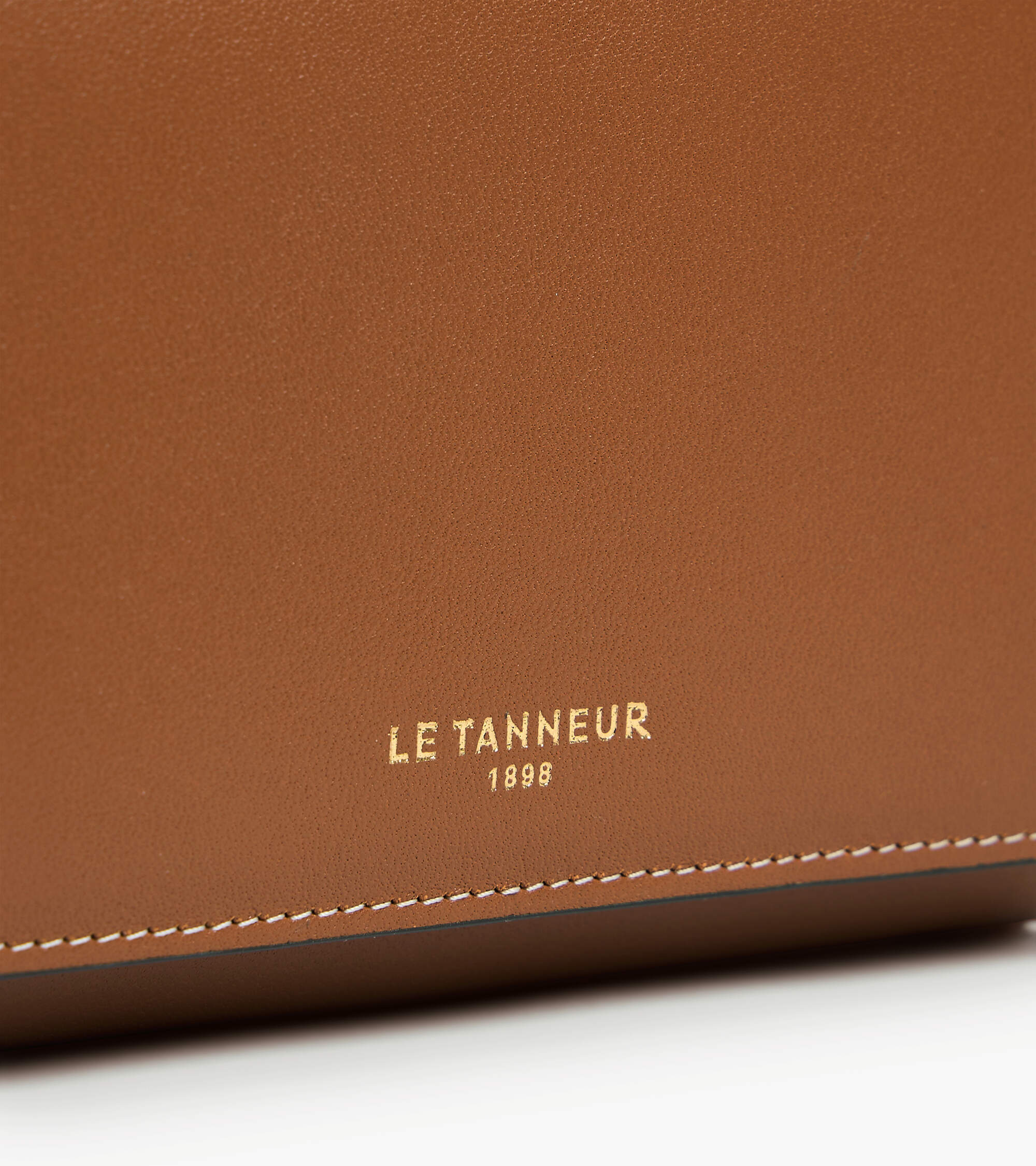 Mittelgroße Brieftasche mit Klappe Louison aus Glattleder