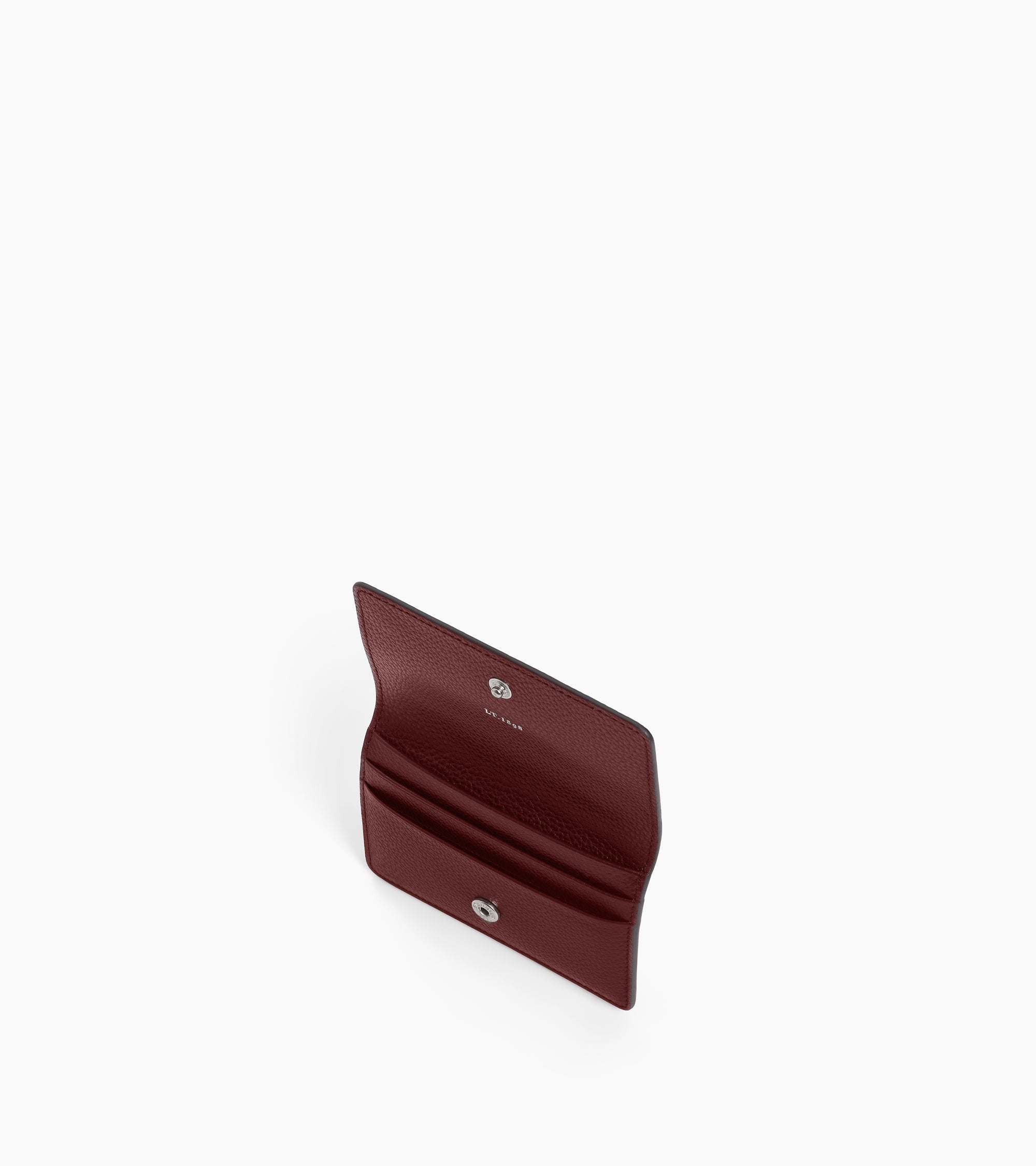 Louison グレインレザー スモール フラップ付きカードケース