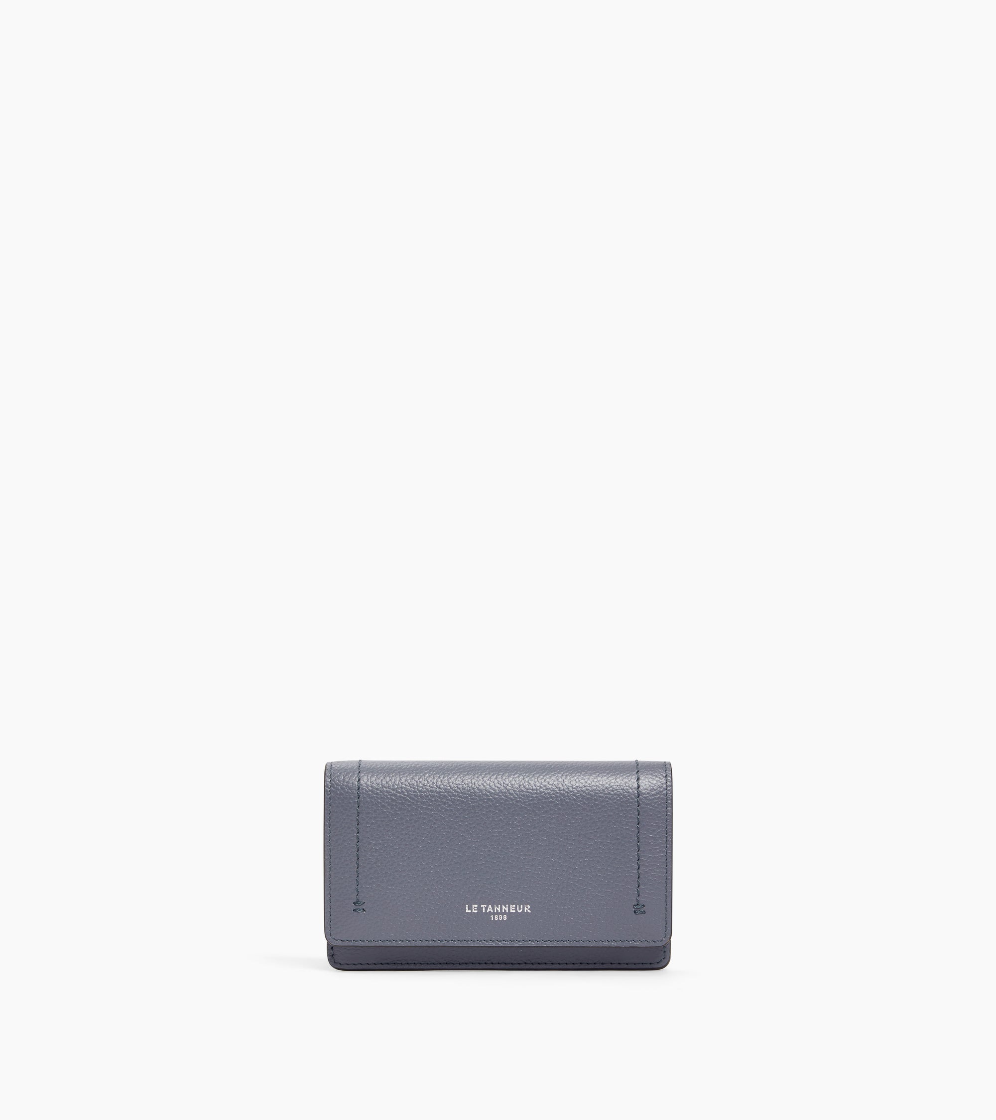 Louison グレインレザー ミディアム フラップ付きカードケース