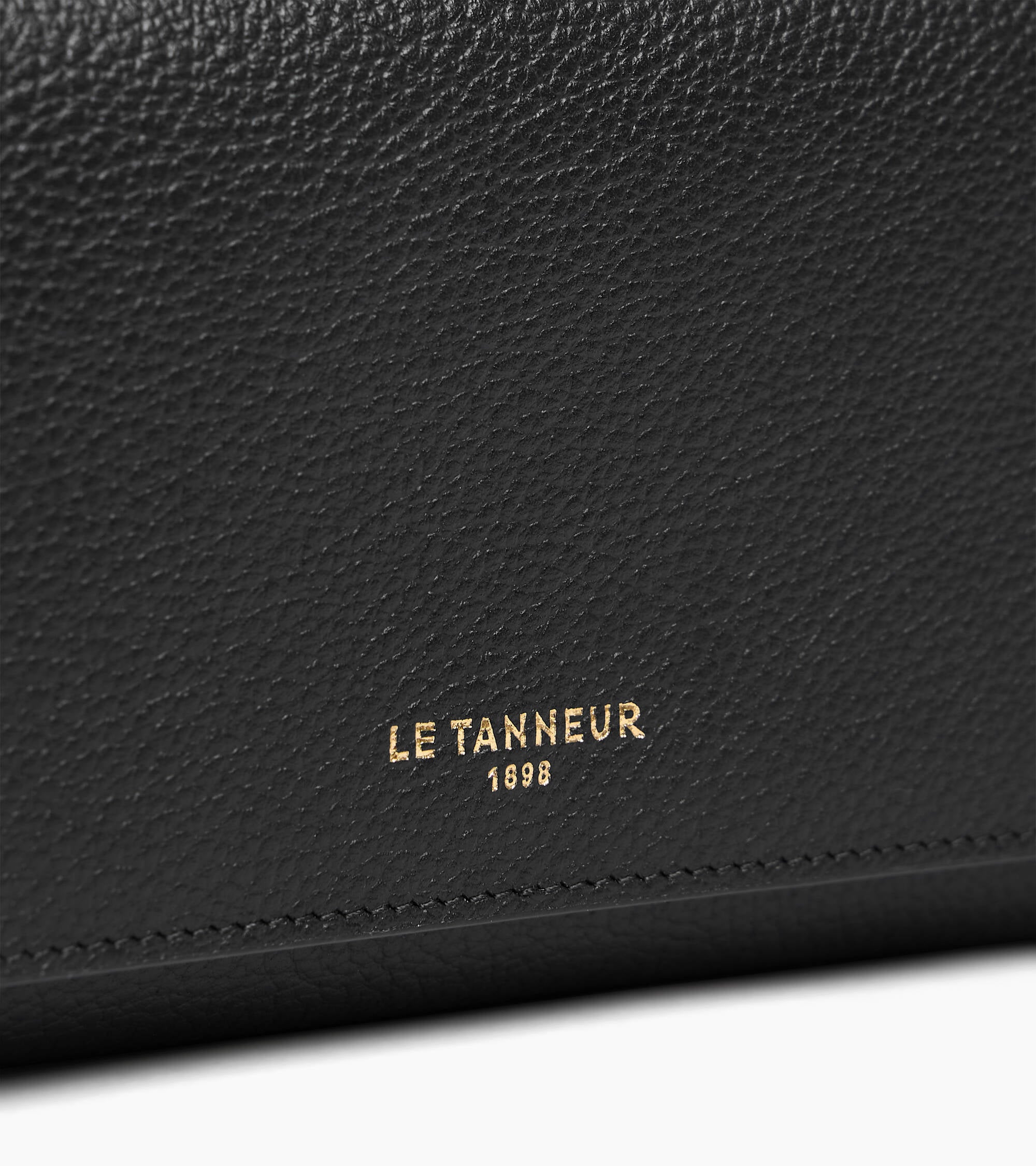 Louison グレインレザー ラージ フラップ付き 財布