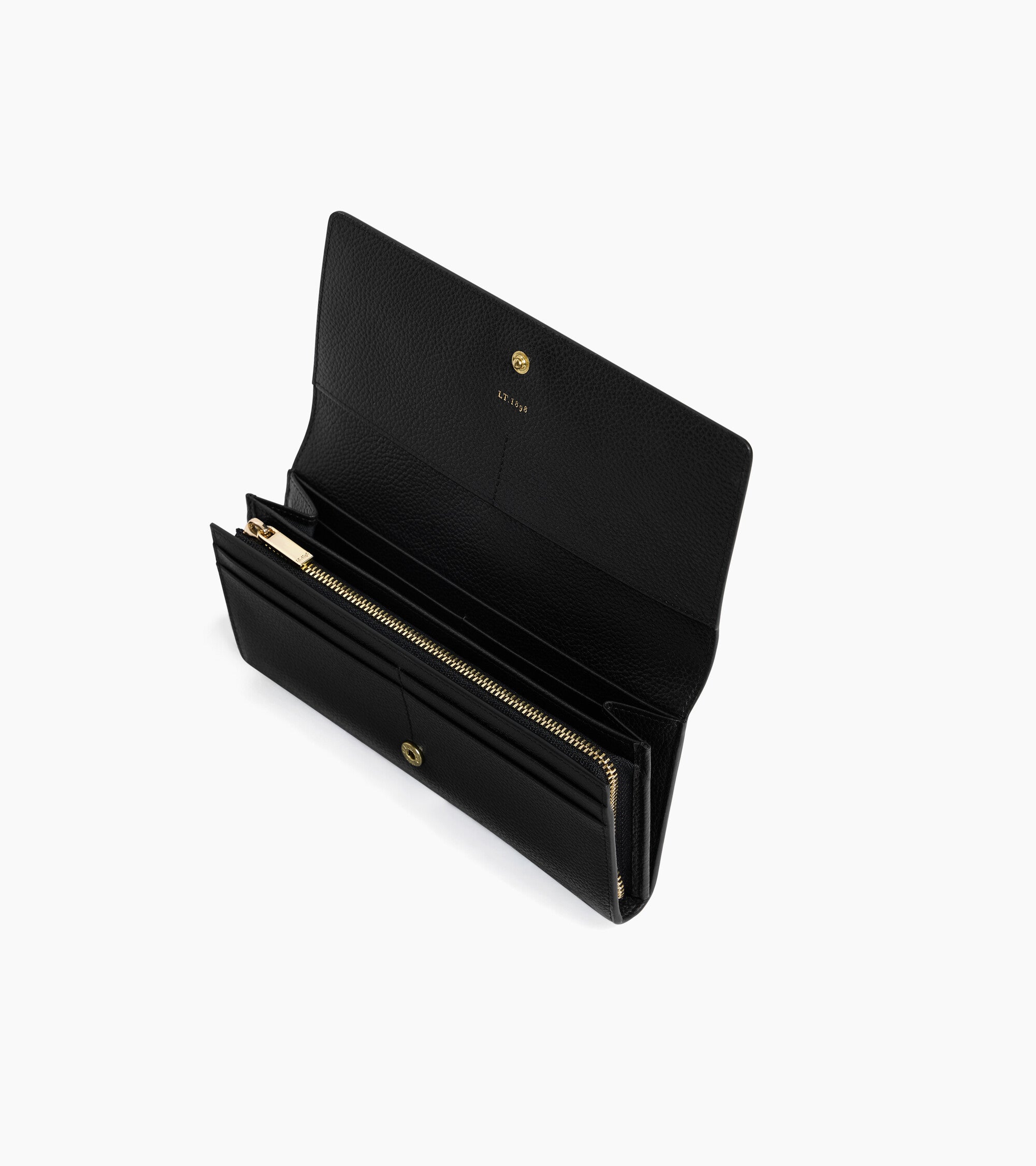 Louison グレインレザー ラージ フラップ付き 財布