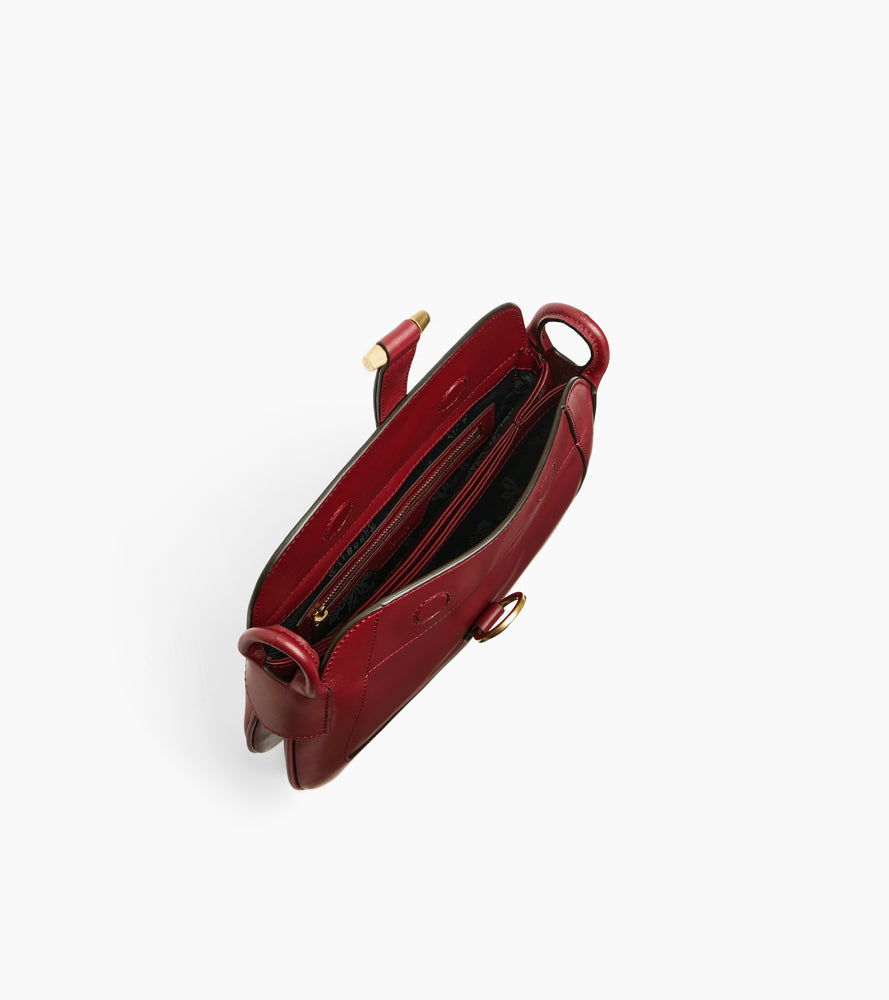Bolso bandolera pequeño Pia de cuero liso